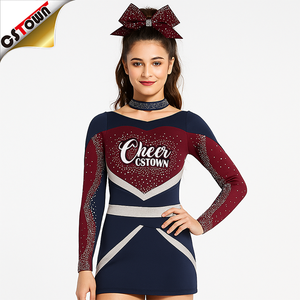 Tenue de <span class=keywords><strong>Cheerleader</strong></span> Bleue pour Femmes - <span class=keywords><strong>Costume</strong></span> de <span class=keywords><strong>Cheerleader</strong></span> - Product Image 5