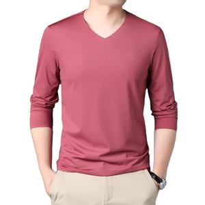 Maglietta da <span class=keywords><strong>uomo</strong></span> a maniche lunghe con scollo a v e scollo a v per <span class=keywords><strong>uomo</strong></span> - Product Image 1