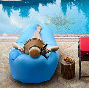 Wholesale Inflatable Lounger Air Sofa <b>Chair</b> <b>Reclining</b> Living Room & Outdoor Beach <b>Camping</b> Water Floating Bed - Product Image 2
