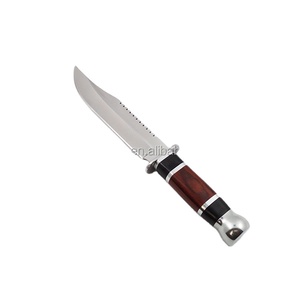 Couteau de survie de haute qualité avec manche en bois, lame fixe en acier inoxydable, pour la chasse en plein air, couteau utilitaire - Product Image 2
