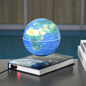 <span class=keywords><strong>Globo</strong></span> Terrestre Magnetico Rotante da 14cm con Base a Libro, Vendita Diretta dalla Fabbrica, Decorazione per Scrivania Casa e Ufficio, Idea Regalo Aziendale - Product Image 2