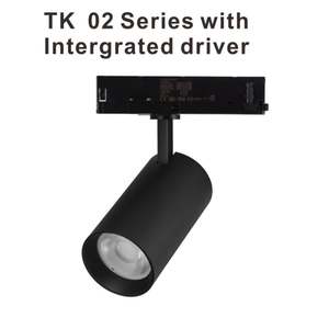 Spot LED sur rail COB dimmable à 4 fils, corps en aluminium, système de rail Dali pour centre commercial intérieur - Product Image 3