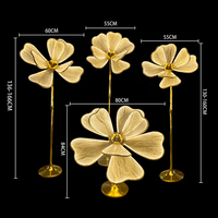 Lanternes lumineuses Bolinda en forme de pivoine, lumières décoratives de mariage, en fer, pétales durables, lumières de guidage de route, décoration de scène, allée