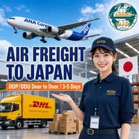 Agente de Transporte Aéreo de China a Japón, DDP DDU, Envío Rápido de 3-5 Días, Puerta a Puerta, Solución Logística de Carga ANA