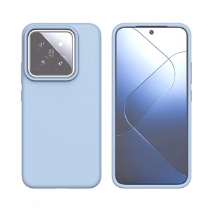Pour <span class=keywords><strong>Xiomi</strong></span> Xiaomi 15 Pro <span class=keywords><strong>Redmi</strong></span> K80 coque de téléphone en Silicone liquide couleur unie antichoc housse de protection avec téléphone Fundas - Product Image 5