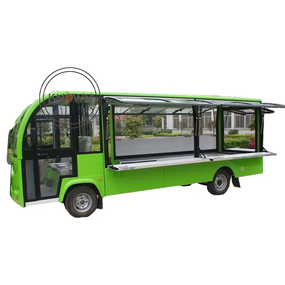 Oem Grote Capaciteit Mobiele Winkel Voedsel Bus Oem Elektrische Voedsel Truck Europa Snelle Catering Winkelwagen