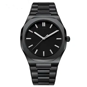 Men Custom Logo Watch Automatic Stainless Steel Quartz Watch Private Label Watch