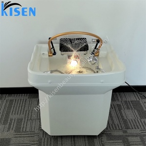 Kisen New Inventory Fast <b>Delivery</b> Beauty Salon 60L <b>Water</b> Circulation Furniture Portable Shampoo Basin Bac - Product Image 1