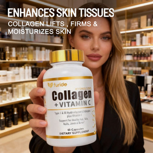 Sıcak satış kollajen ve C vitamini takviyesi hapları yüksek antioksidan etkinliği cilt vitamini kapsülleri - Product Image 5