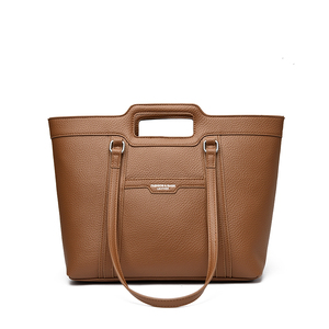 กระเป๋าโท้ทผู้หญิงวัสดุ PU ทนทานทันสมัย ปิดด้วยซิป ซับในโพลีเอสเตอร์ ออกแบบลวดลายเรขาคณิตเพื่อการใช้งานในชีวิตประจำวัน - Product Image 5