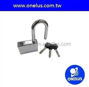 Cadenas rectangulaires étanches 100 % originaux en laiton avec clé mécanique, finition électrolytique, logo personnalisé, Taiwan Chine ONELUS - Product Image 3