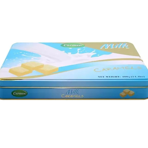 Empty Customized <strong>Tin</strong> Canister Packaging Cookies Food Grade Tinplate Candy Storage <strong>Tin</strong> Box <strong>for</strong> Biscuit <strong>Cracker</strong> - Product Image 1