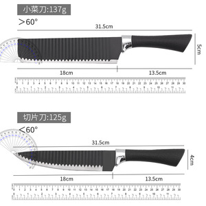 Ensemble de 8 couteaux Bear Claw en acier inoxydable avec éplucheur et ciseaux pour la cuisine et les cadeaux - Product Image 4