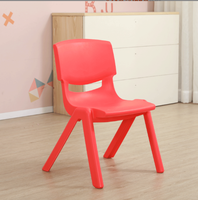 Chaise robuste en plastique pour enfants et étudiants avec dossier – Siège d'apprentissage robuste pour la maternelle, la maison, l'étude, la formation et la salle de classe