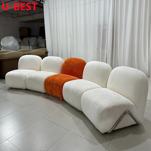 Canapé modulaire en tissu U-best <span class=keywords><strong>Tacchini</strong></span> Victoria, style italien minimaliste, style antique moyen, canapé incurvé - Product Image 5