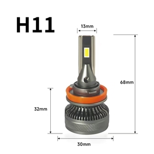 Bombilla LED H11 para Faros Delanteros de Coche para Ix35, 4000LM, Ultra Brillante, 6000K, Blanco Frío, 12V, Disipación Rápida de Calor, Fácil Instalación, Universal - Product Image 1