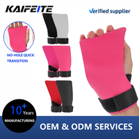 Agarraderas de Gimnasio con Logotipo Personalizado, Agarraderas de Levantamiento de Pesas, Kevlar y Goma Antideslizantes, Protección para las Palmas, para Entrenamiento, Ejercicios de Fuerza, WOD, OEM