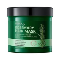 Rosmarin-Haarmaske 500g Tiefenreparatur Nährende Kopfhautpflege Wachstumsfördernd Glättend Anti-Frizz Wiederherstellung Seidiger Glanz für Frauen Männer