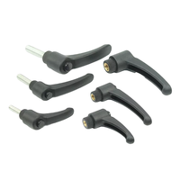OEM Plastic Adjustable Clamping Lever Custom Thread M4-M12 Color Black Blue for Machine Tool Equipment Indexing Handle