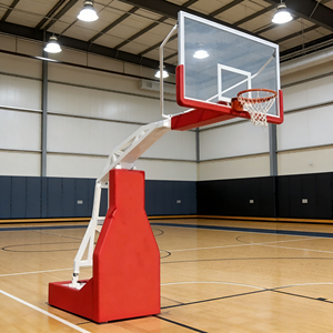 <span class=keywords><strong>Canestro</strong></span> da <span class=keywords><strong>Basket</strong></span> Elettrico Idraulico da Esterno Regolabile con Cerchio in Vetro Temperato - Struttura in Acciaio Rinforzato per <span class=keywords><strong>un</strong></span> Uso Duraturo - Product Image 5