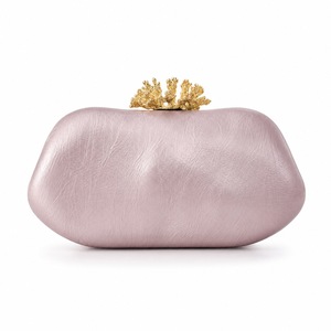 Stylish <b>Silver</b> PU Clutch Bag with Gold Crown Custom Luxury Women's Evening Bags Shell Pattern High Quality - Product Image 2