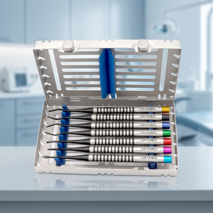 Bisons International Manual Dental Implant Surgery Kit with Internal Hex and Tissue <b>Punch</b> Silver Reusable 5 Pieces Per <b>Set</b> - Product Image 3