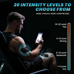 Masseur pour le cou et les épaules Source Factory, soulage les douleurs musculaires, appareil <span class=keywords><strong>Tens</strong></span> Ems pour le fitness - Product Image 4