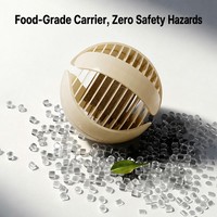 Média filtrant pour la dénitrification et la source de carbone pour aquarium, billes filtrantes en céramique pour l'élimination des nitrates dans les aquariums
