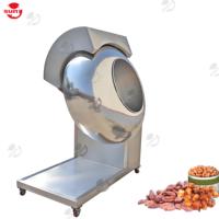 Machine de revêtement d'arachide au caramel en acier inoxydable machine de revêtement d'amande de noix de cajou noix d'arachide