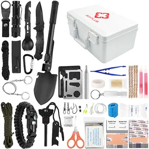 Kit di sopravvivenza per il pronto soccorso all'ingrosso della fabbrica kit medico portatile Kit di sopravvivenza all'aperto con accessori di sopravvivenza personalizzati