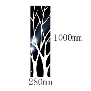 Autocollant mural en acrylique 3D effet miroir, motif branche d'arbre, auto-adhésif, pour fond TV et salon, décoration intérieure DIY - Product Image 6