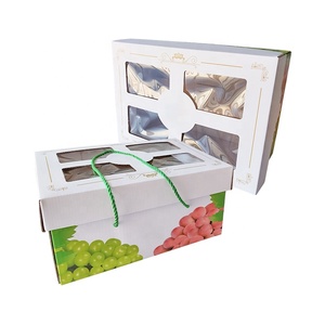 Boîte <span class=keywords><strong>Cadeau</strong></span> ZY pour Fête aux Fruits, Panier de <span class=keywords><strong>Chasse</strong></span> aux Fruits d'Été, Ananas, Fraise, Pastèque, Orange, Boîte à Friandises avec Poignée, Boîte de Vente au Détail - Product Image 1
