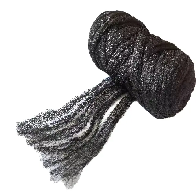 Approvisionnement d'usine 100% polyester laine brésilienne cheveux fil à tricoter Offre Spéciale cheveux africains à tricoter 100% fil de polyester