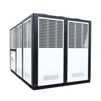 Refroidisseur à vis double tête Ding Yuan DY-FSQ120A 120HP à double compresseur 380V refroidi par air pour la réfrigération industrielle et civile