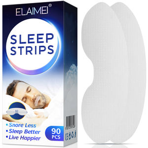 ELAIMEI Label Pribadi Memperbaiki Kualitas Tidur, Perangkat Anti Dengkur Instan, Plester Mulut Transparan Tingkat Medis - Product Image 1