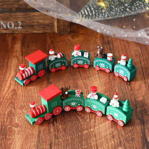 12 pièces de figurines de Noël en résine, miniatures colorées et mignonnes (Père Noël, cerf, bonhomme de neige, clochettes), à dos plat, style dessin animé, pour scrapbooking, décoration DIY et loisirs créatifs - Product Image 4