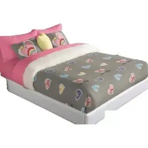 Couverture en peau de mouton King Size, imprimée de dessins animés printaniers, style moderne, jeté portable - Product Image 1