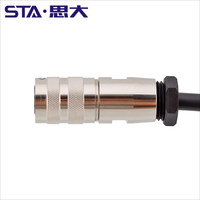 Dispositivo de línea de antena de soldadura hembra, Conector de cable de estación Base, M16, 8 pines, C091D, repuesto, RRU, RCU, RET, sistema de control