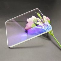 Verre anti-reflet AR découpé sur mesure, verre trempé AR pour écran d'affichage, panneau de machine, couvercle de lumière LED
