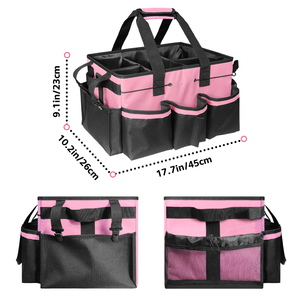 Grand sac de rangement pour fournitures de nettoyage, organisateur portable pour nettoyeurs, sac de rangement pour l'entretien ménager - Product Image 5