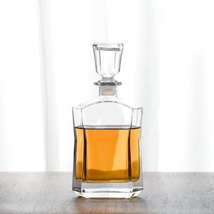 Usine en gros NOVARE 770ml sans plomb cristal Transparent plaine Europe Style Logo personnalisé carafe à whisky en stock - Product Image 2