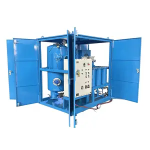 Movable Transformer Oil Purifier Machine Cart Single Stage Insulation Oil Vacuum System Purifying