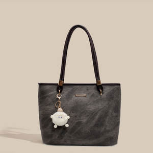 Sacs fourre-tout en cuir PU léger et imperméable de grande capacité, sacs à bandoulière durables pour femmes, nouveauté 2026 - Product Image 5