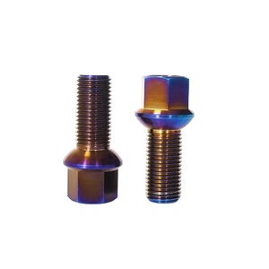 สลักล้อไทเทเนียมหัวหกเหลี่ยม M14x1.25x28 เกรดอากาศยาน ผิวเรียบ แข็งแรงสูง สำหรับยึดล้อรถยนต์ เกรด 5 - Product Image 2