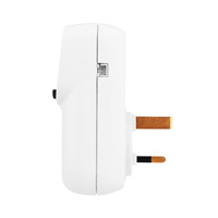 Termostato Inalámbrico para Exteriores Compatible con el Reino Unido, con Pantalla Digital de Temperatura y Control de Calefacción Programable