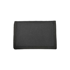Portefeuille court en tissu Oxford imprimé de logo personnalisé pour hommes, <span class=keywords><strong>porte</strong></span>-<span class=keywords><strong>monnaie</strong></span> à fermeture velcro en polyester de couleur unie - Product Image 2