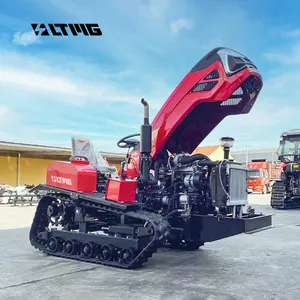 Chine tout nouveau petit tracteur à chenilles diesel 50HP de machines agricoles avec godet de chargeur frontal en option