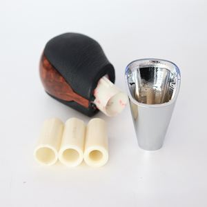 Pomo de Palanca de Cambios Automático de Madera para Toyota <span class=keywords><strong>Corolla</strong></span>/Camry/Harrier/Fortuner/Crown/Land Cruiser, Estilo Nogal - Product Image 3