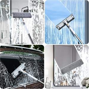Kit de nettoyage de vitres extensible Colorfulmedium, outil de lavage de vitres en plastique avec long manche - Product Image 3