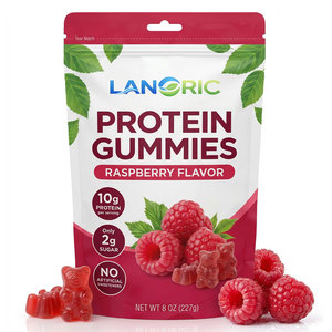Suplemento de Proteína de Suero de Leche en Gomitas, Marca Privada OEM, 17g, Extracto de Frambuesa en Polvo y Gomitas Altas en Proteínas - Product Image 2